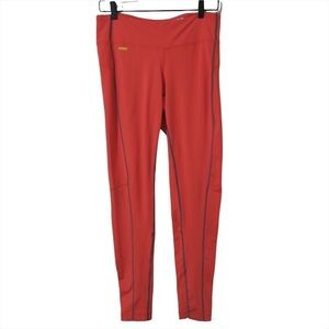 Lole‎ Pink Mid Rise Leggings Full Length Yoga Athletic Wicking Antibacterial Gym